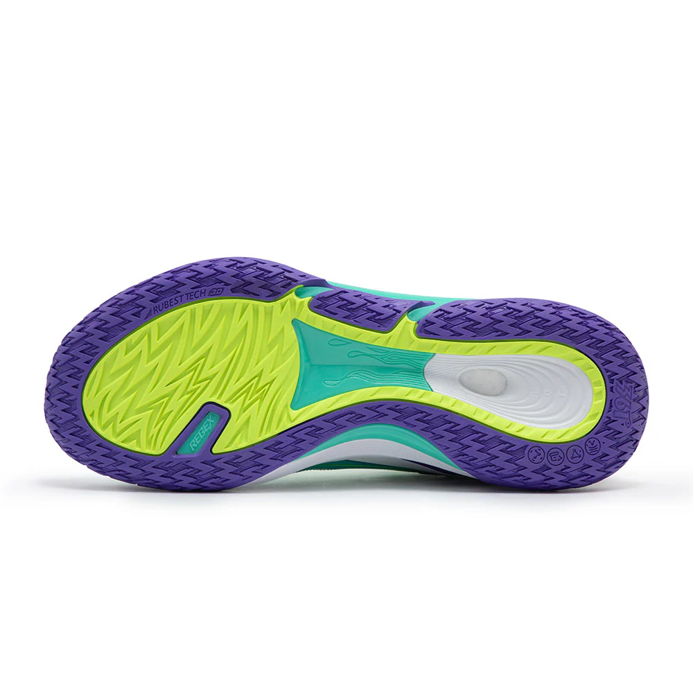 Tênis LIGHT UP Basquete - Masculino | Verde e Roxo - Image 6