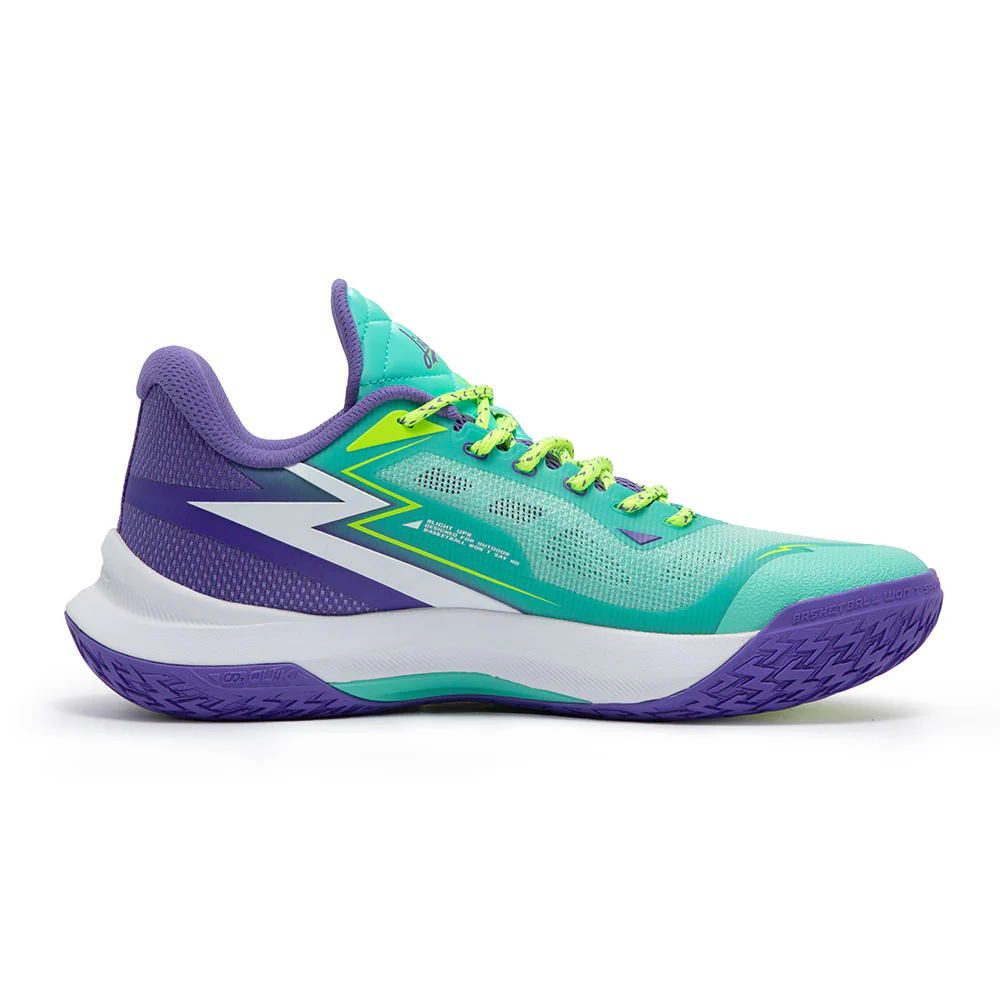 Tênis LIGHT UP Basquete - Masculino | Verde e Roxo - Image 4