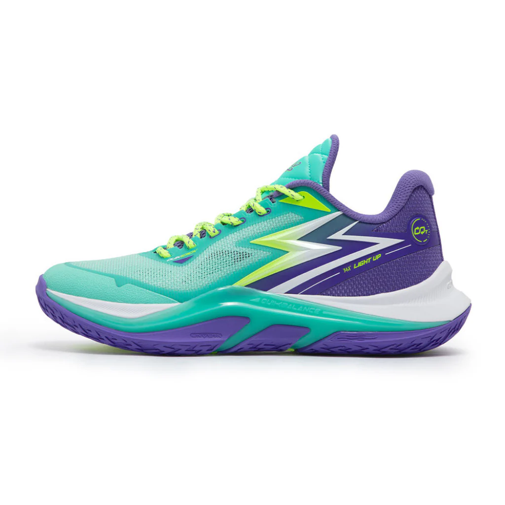 Tênis LIGHT UP Basquete - Masculino | Verde e Roxo