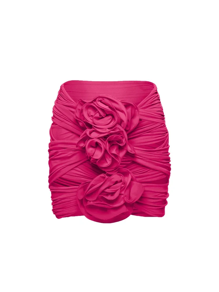 3D Floral Cutout Strappy Swimsuit Set - Image 6