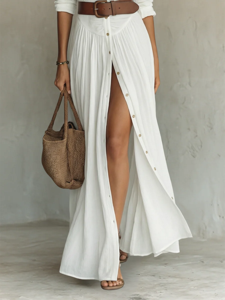 Linho - Vestido Maxi de Manga Longa - Image 3