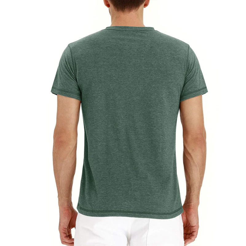 T-Shirt Henley - Malha Macia Gola - Image 7