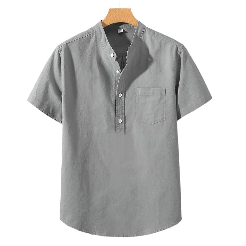 Camisa em Mistura de Poliéster - Gola Alta - Image 8