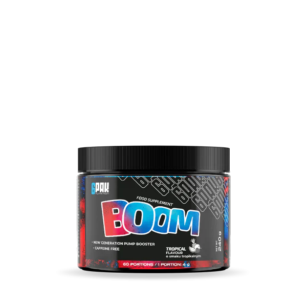 Pré-Treino Boom 240g 6PAK Nutrition - Image 2