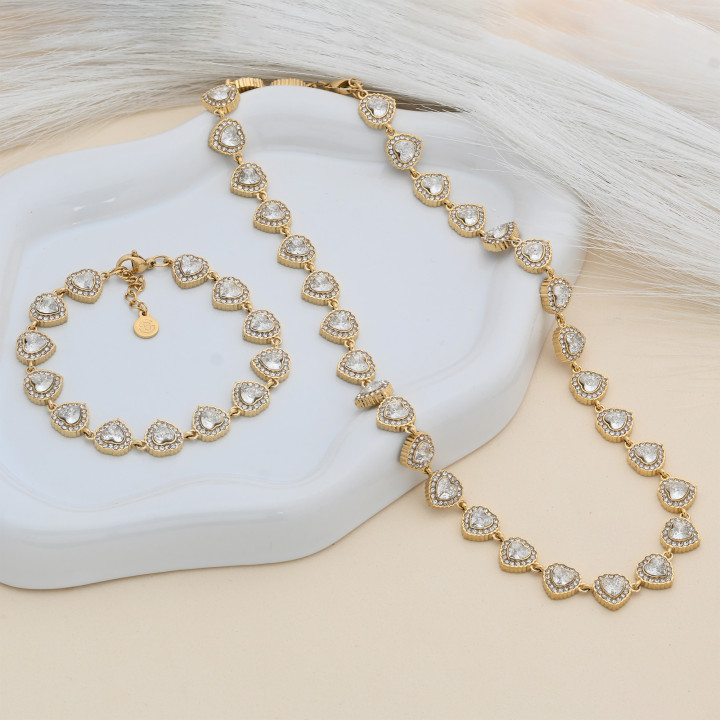 Pulseira Prestige Coração Zircônias - Image 3