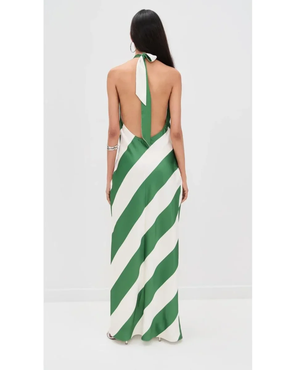 Chloé - Vestido com Estampa em Riscas - Image 5